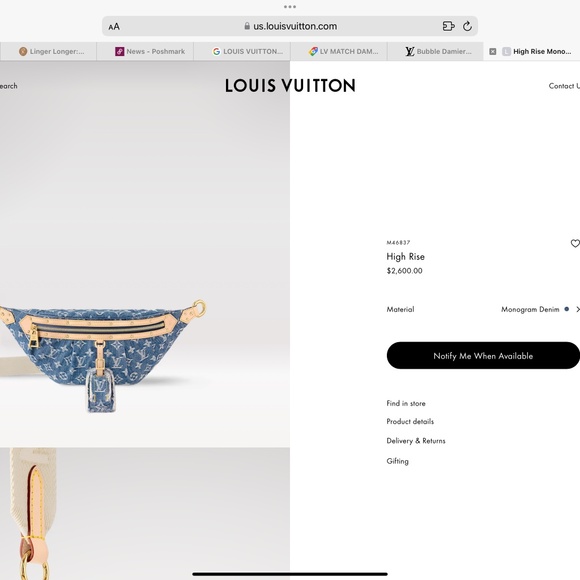 EEEEKKK!!  Louis Vuitton High Rise Bum Bag 100% Auth!!!! Receipts - Picture 13 of 13